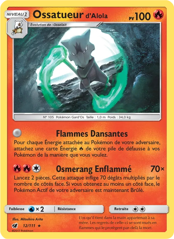 Ossatueur d’Alola Invasion Carmin 12/111