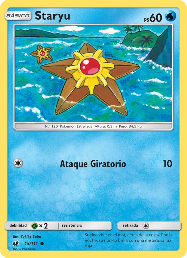 Staryu Invasión Carmesí 15/111