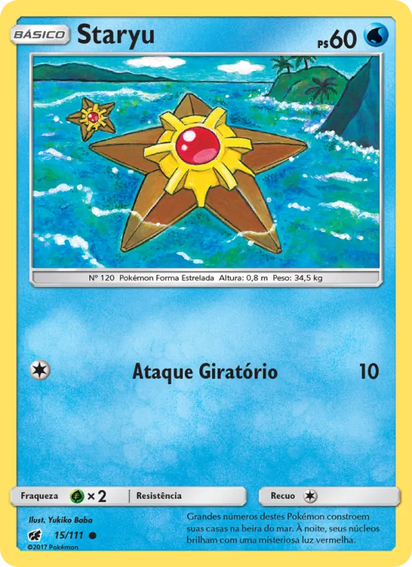 Staryu Invasão Carmim 15/111