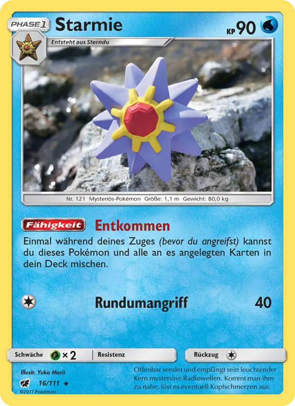 Starmie Aufziehen der Sturmröte 16/111