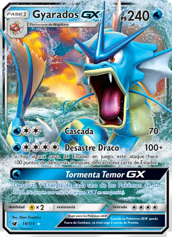 Gyarados GX Invasión Carmesí 18/111