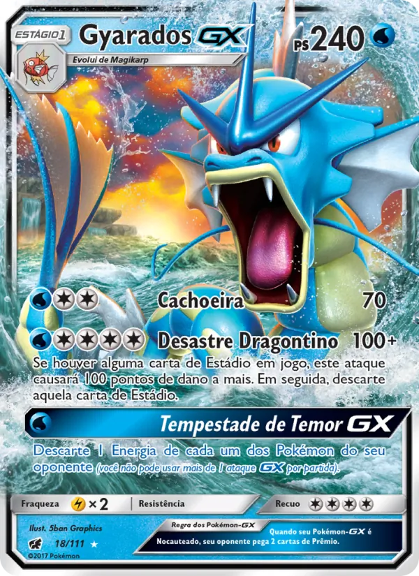 Gyarados GX Invasão Carmim 18/111
