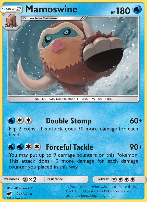Mamoswine Crimson Invasion 21/111