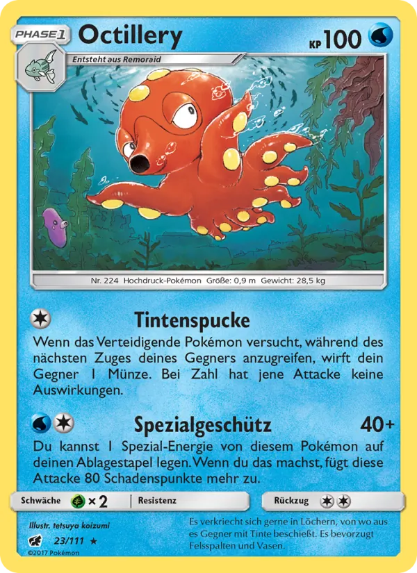 Octillery Aufziehen der Sturmröte 23/111