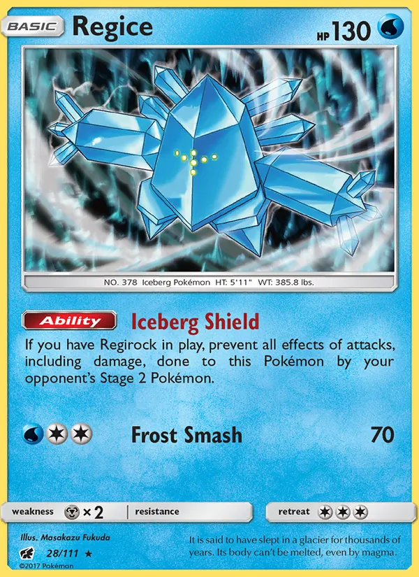 Regice Crimson Invasion 28/111