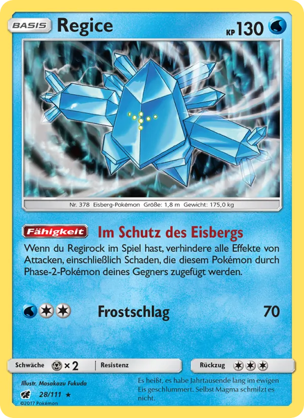Regice Aufziehen der Sturmröte 28/111