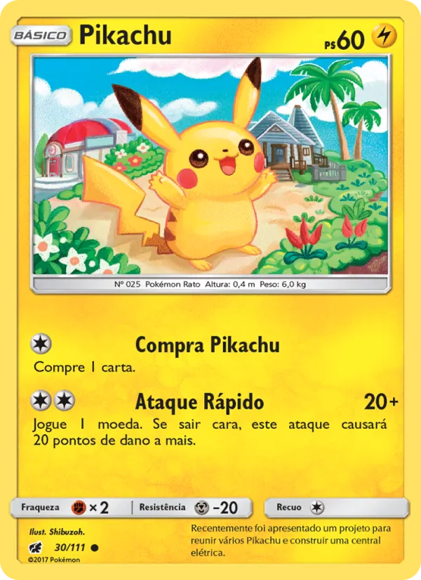 Pikachu Invasão Carmim 30/111