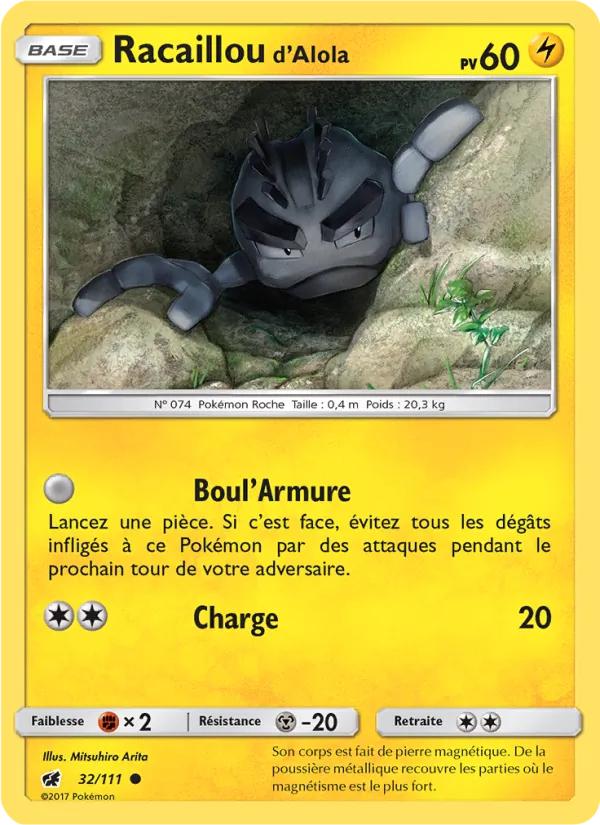 Racaillou d’Alola Invasion Carmin 32/111
