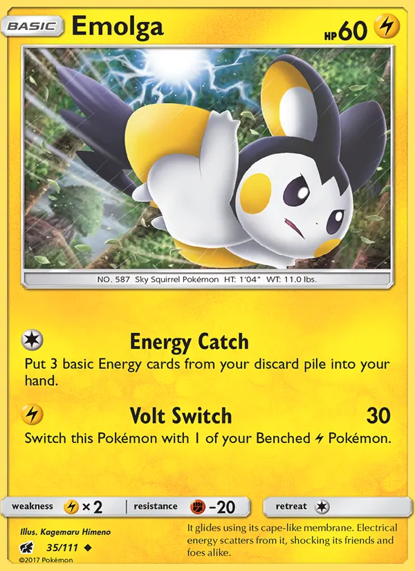 Emolga Crimson Invasion 35/111