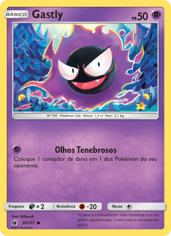 Gastly Invasão Carmim 36/111
