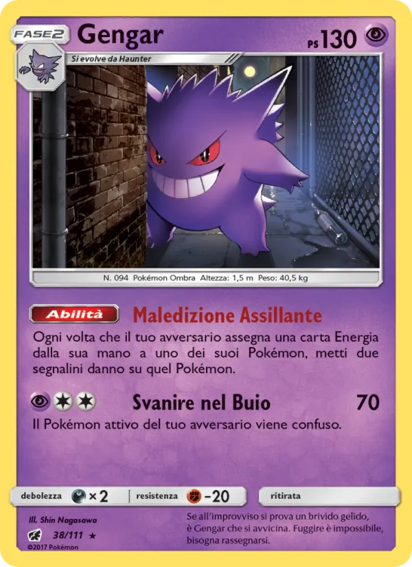 Gengar Invasione Scarlatta 38/111