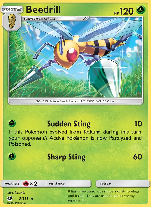 Beedrill Crimson Invasion 3/111