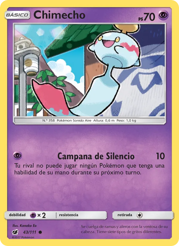 Chimecho Invasión Carmesí 43/111