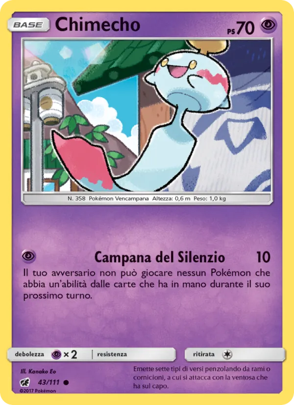 Chimecho Invasione Scarlatta 43/111