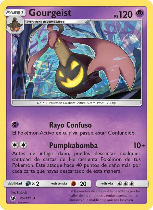 Gourgeist Invasión Carmesí 45/111