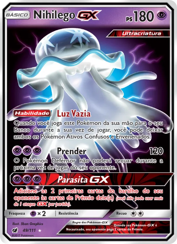 Nihilego GX Invasão Carmim 49/111