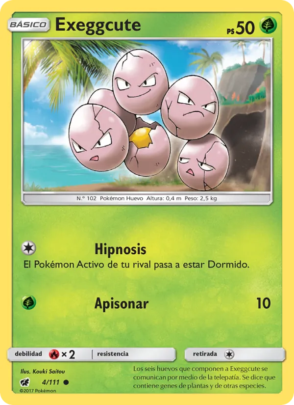 Exeggcute Invasión Carmesí 4/111