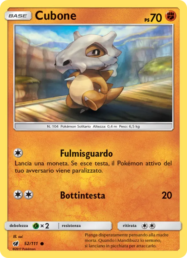 Cubone Invasione Scarlatta 52/111