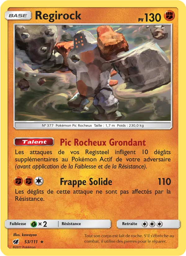 Regirock Invasion Carmin 53/111