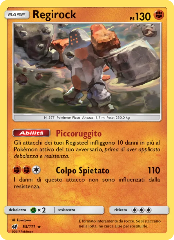 Regirock Invasione Scarlatta 53/111