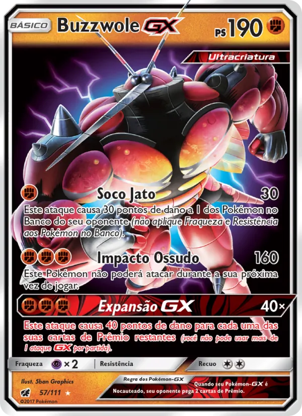 Buzzwole GX Invasão Carmim 57/111