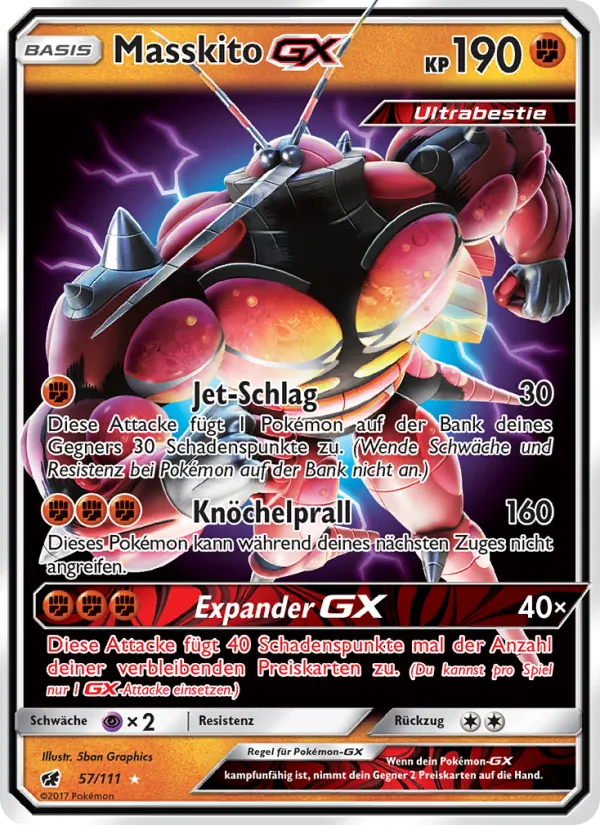 Masskito GX Aufziehen der Sturmröte 57/111