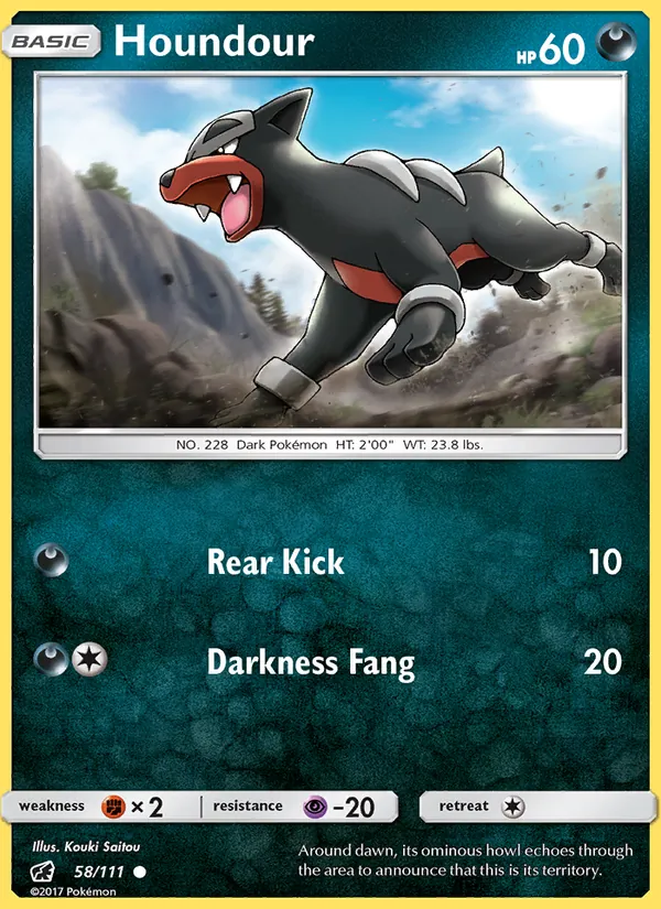 Houndour Crimson Invasion 58/111
