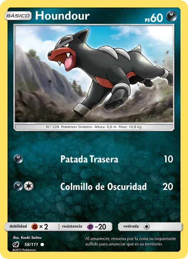 Houndour Invasión Carmesí 58/111