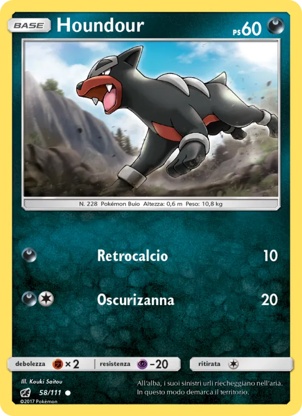 Houndour Invasione Scarlatta 58/111