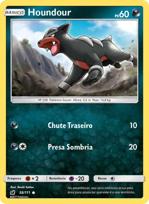Houndour Invasão Carmim 58/111