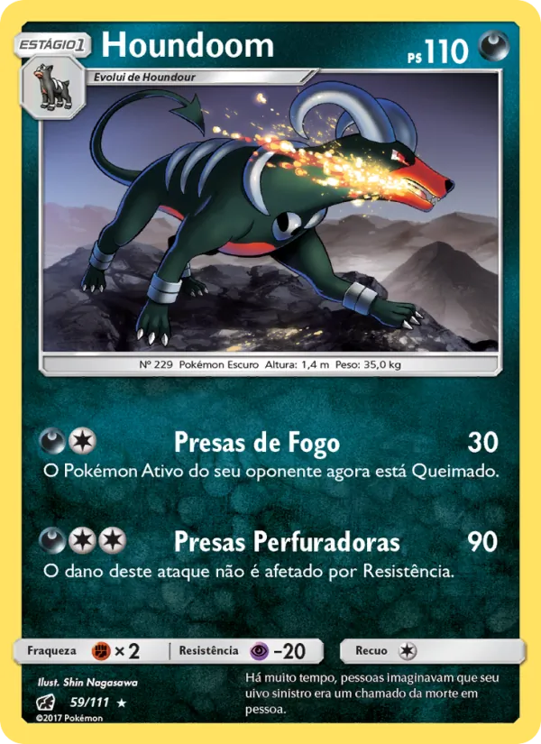 Houndoom Invasão Carmim 59/111