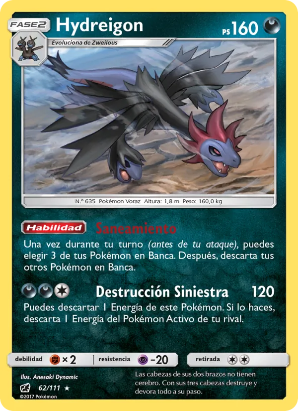 Hydreigon Invasión Carmesí 62/111