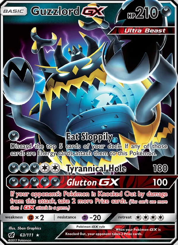 Guzzlord GX Crimson Invasion 63/111