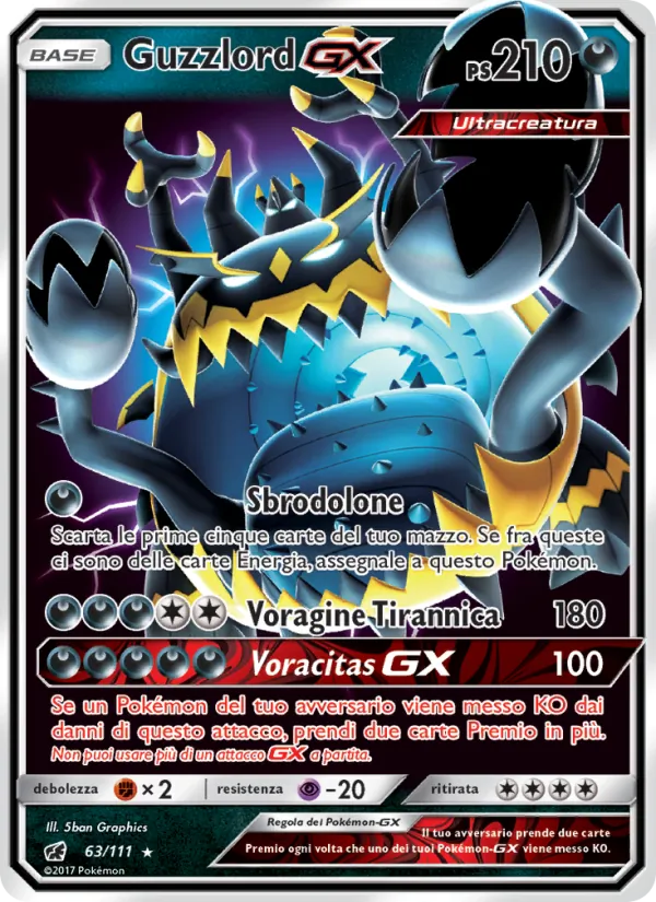 Guzzlord GX Invasione Scarlatta 63/111