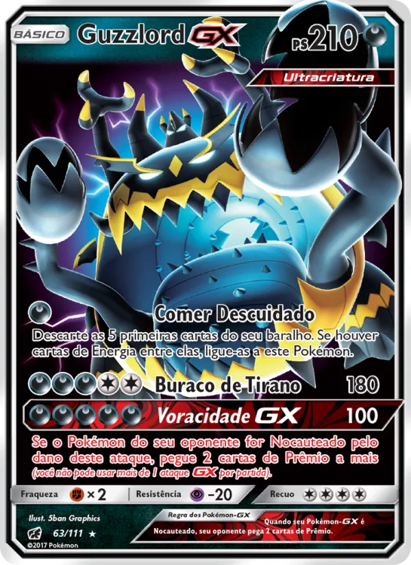 Guzzlord GX Invasão Carmim 63/111
