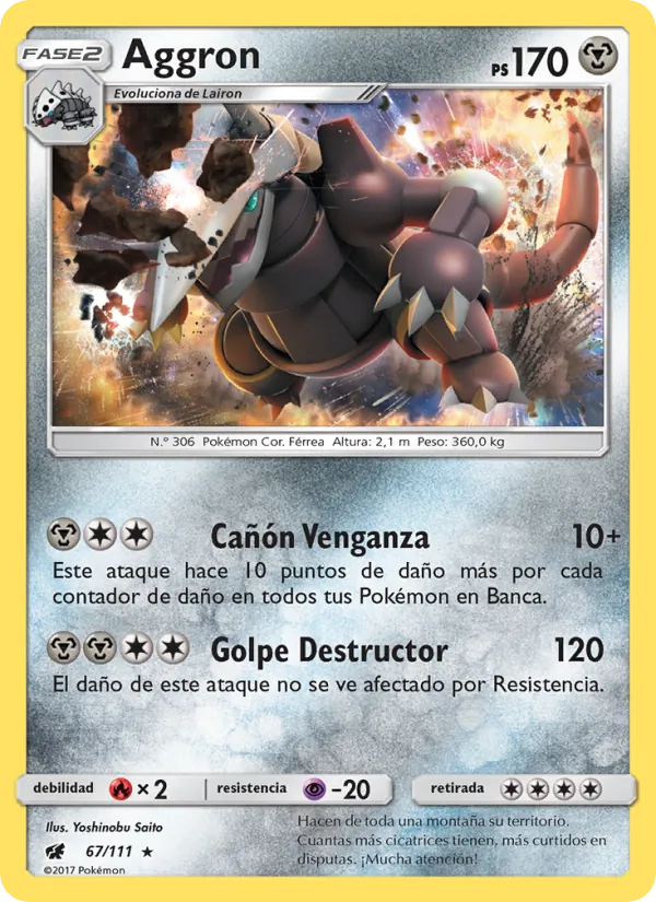 Aggron Invasión Carmesí 67/111