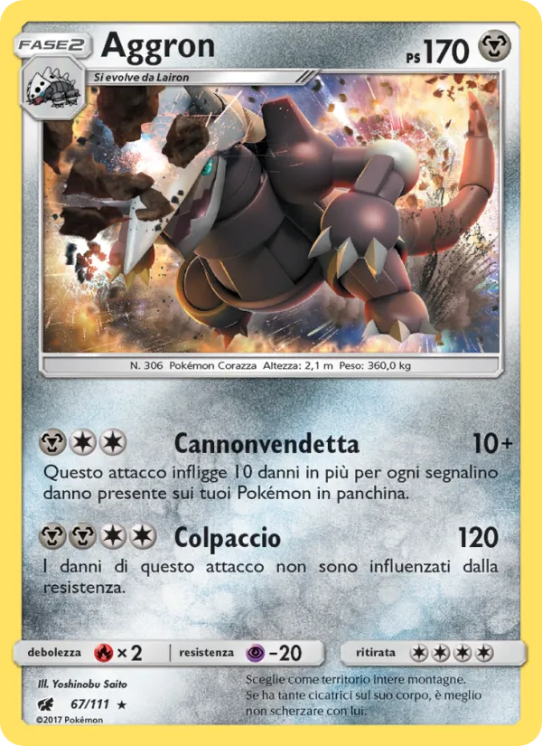 Aggron Invasione Scarlatta 67/111