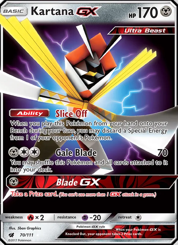 Kartana GX Crimson Invasion 70/111