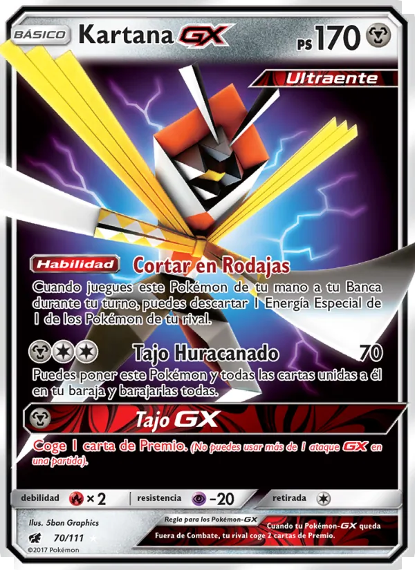 Kartana GX Invasión Carmesí 70/111
