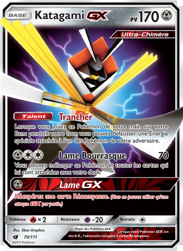 Katagami GX Invasion Carmin 70/111