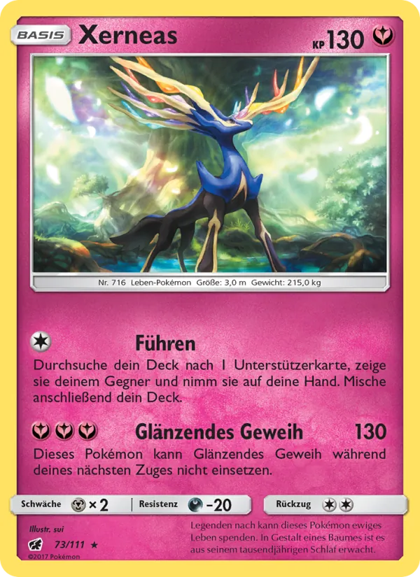 Xerneas Aufziehen der Sturmröte 73/111