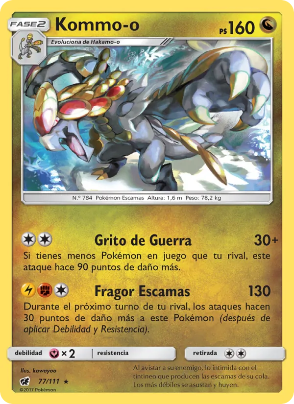 Kommo-o Invasión Carmesí 77/111