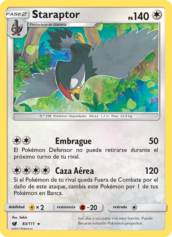 Staraptor Invasión Carmesí 83/111