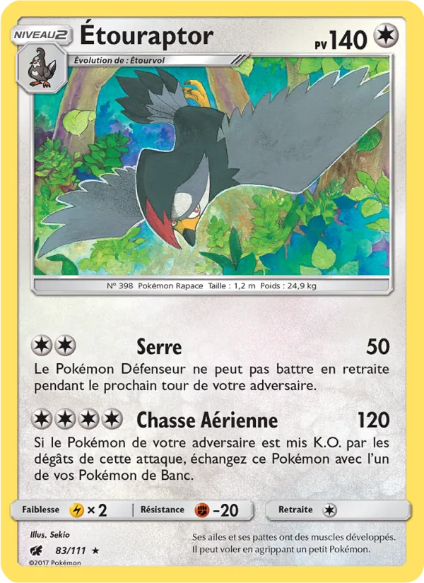 Étouraptor Invasion Carmin 83/111