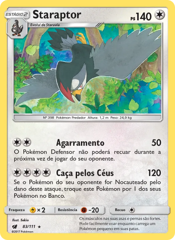 Staraptor Invasão Carmim 83/111