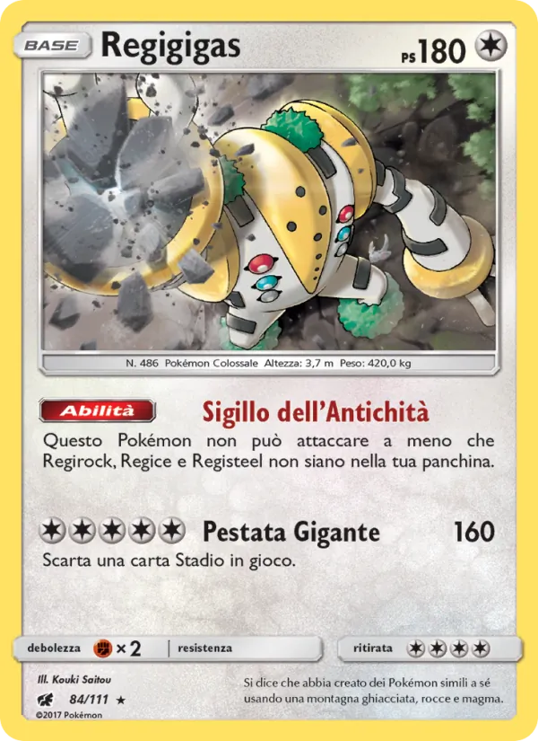 Regigigas Invasione Scarlatta 84/111