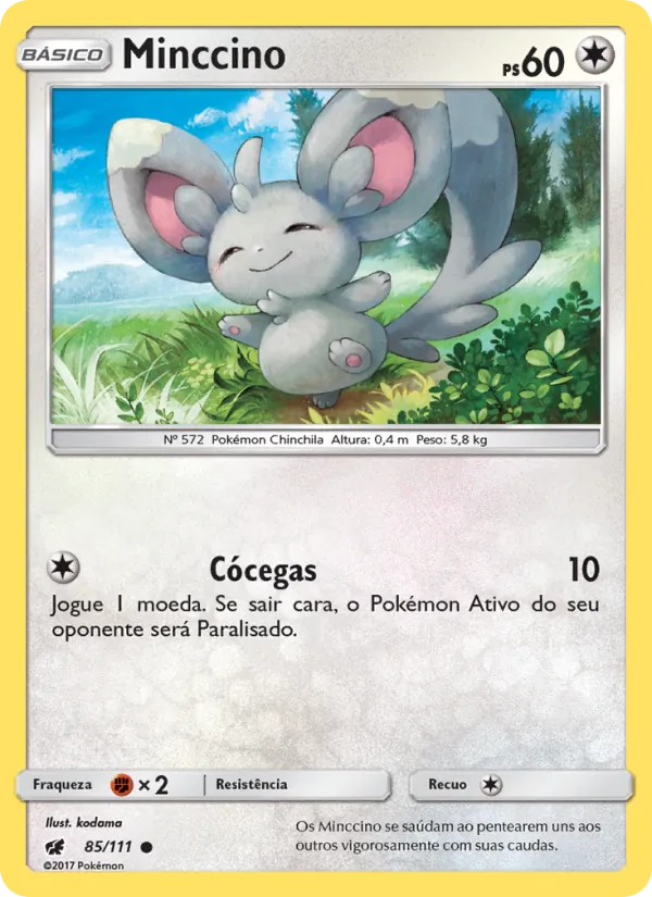 Minccino Invasão Carmim 85/111