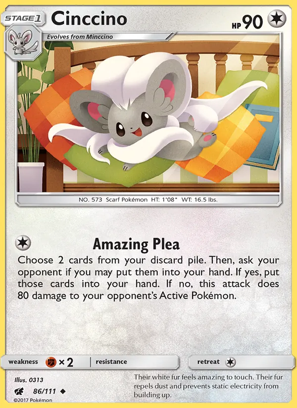 Cinccino Crimson Invasion 86/111