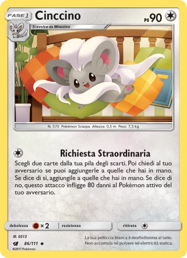 Cinccino Invasione Scarlatta 86/111