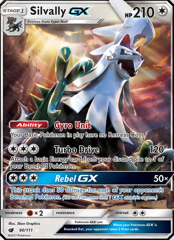 Silvally GX Crimson Invasion 90/111
